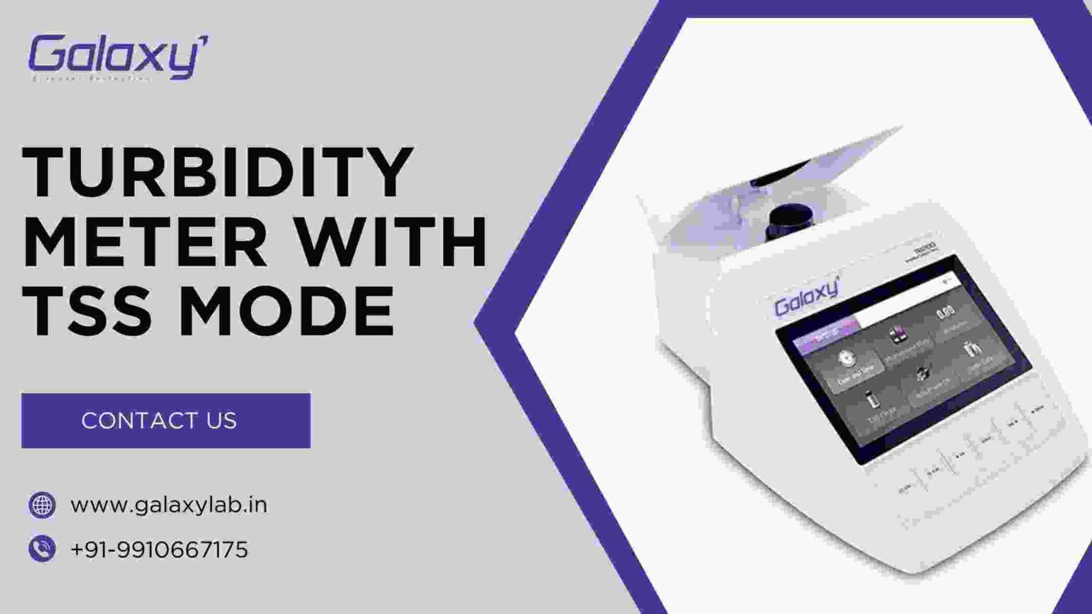 Turbidity Meter with TSS Mode | Accurate Water Quality Testing